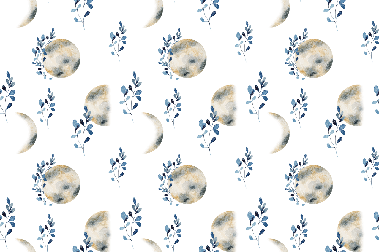 Individual original mesa patrones de luna celestial - TenVinilo