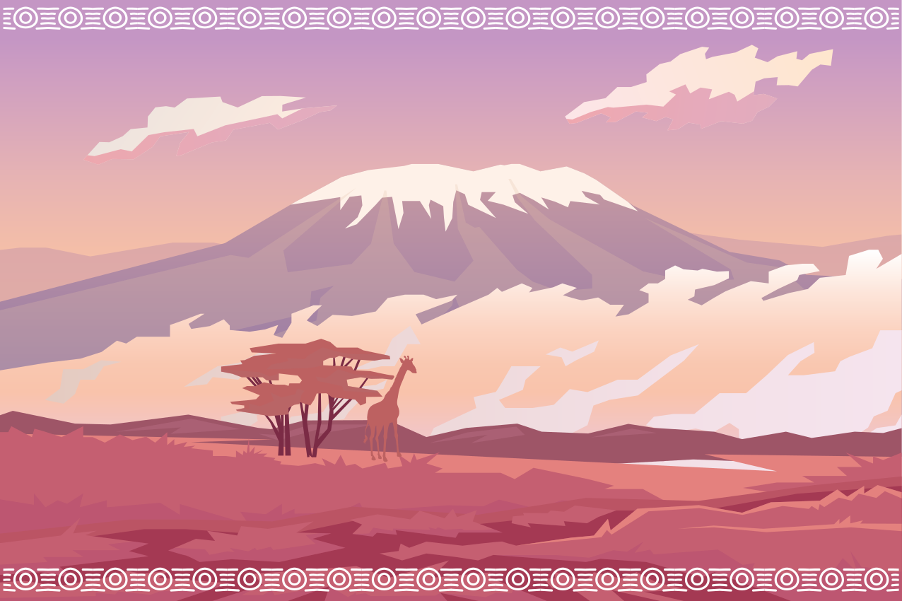 Mantel individual original Kilimanjaro - TenVinilo