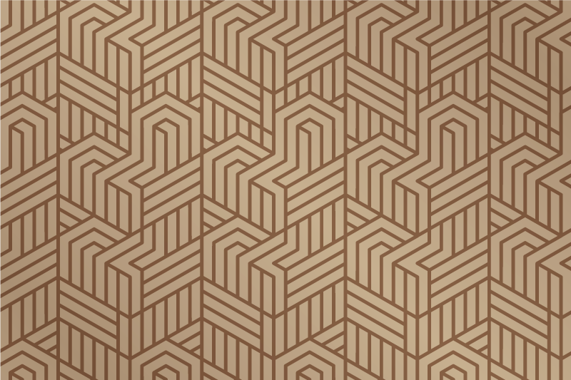 Mantel individual elegante Elegante patrón cuadrado - TenVinilo