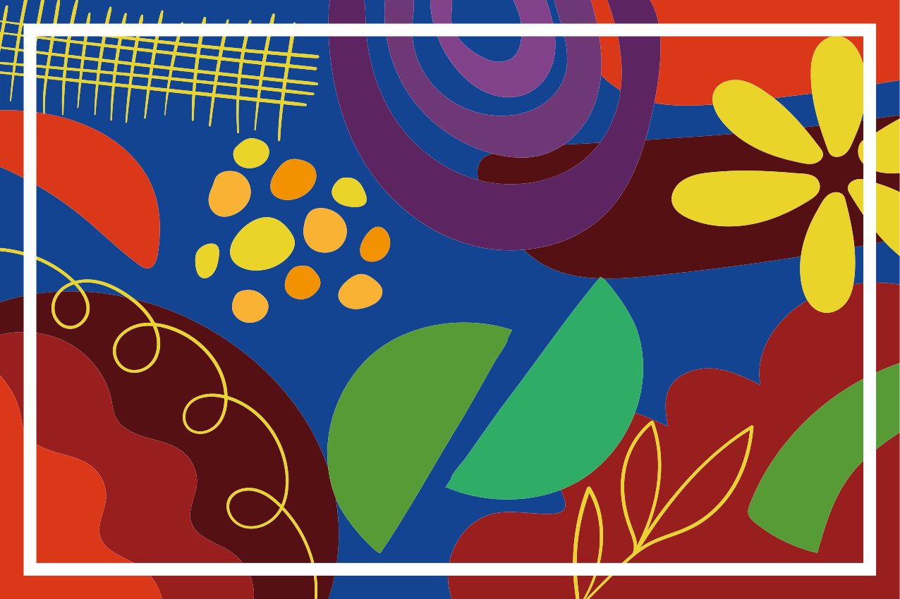 Individual original mesa motivos geométricos impactantes - TenVinilo