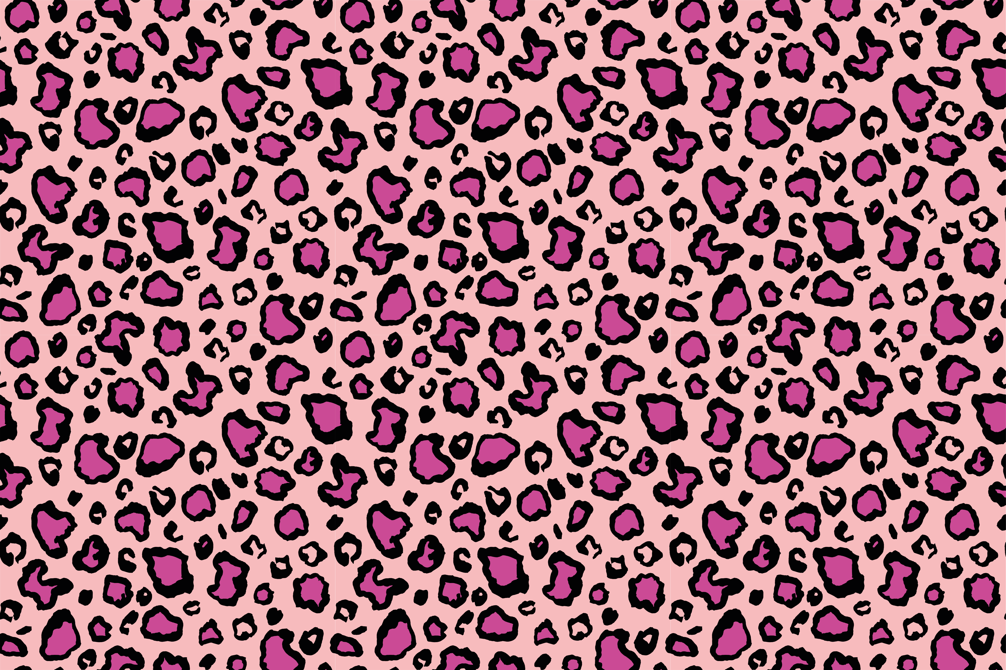 Individual original mesa patrón de leopardo rosa - TenVinilo