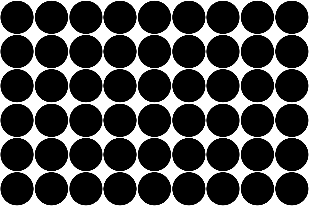 Individual mesa patrón diseño circular abstracto - TenVinilo