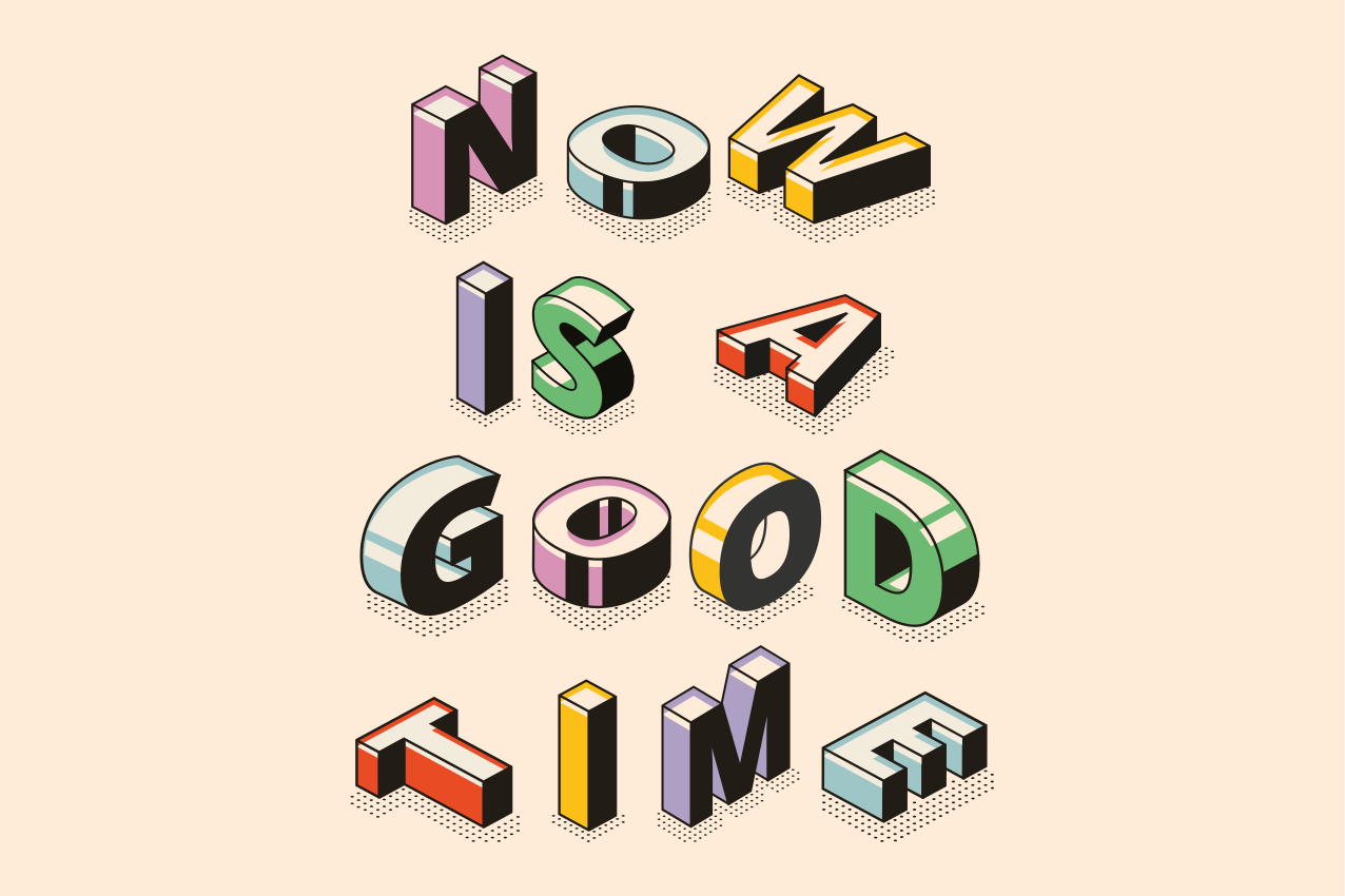 Mantel individual original Ahora es un buen momento - TenVinilo