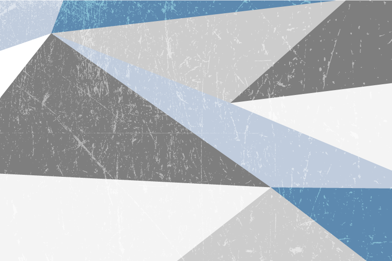 Individual mesa moderno con patrones geométricos angulados - TenVinilo