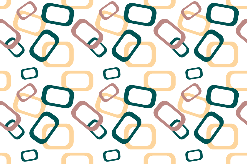 Mantel individual original Formas irregulares abstractas - TenVinilo