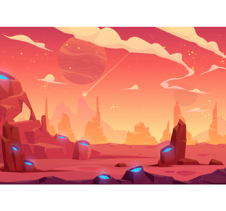 Fotomurales infantil del espacio - TenVinilo