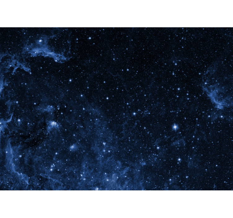 Mural del espacio noche estrellada celestial - TenVinilo