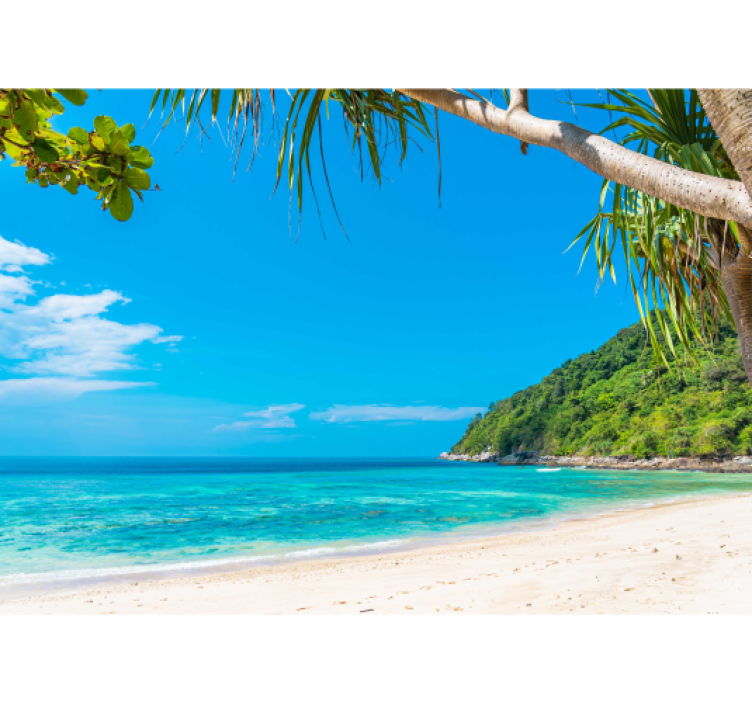 Fotomural mar Vistas al mar caribe - TenVinilo
