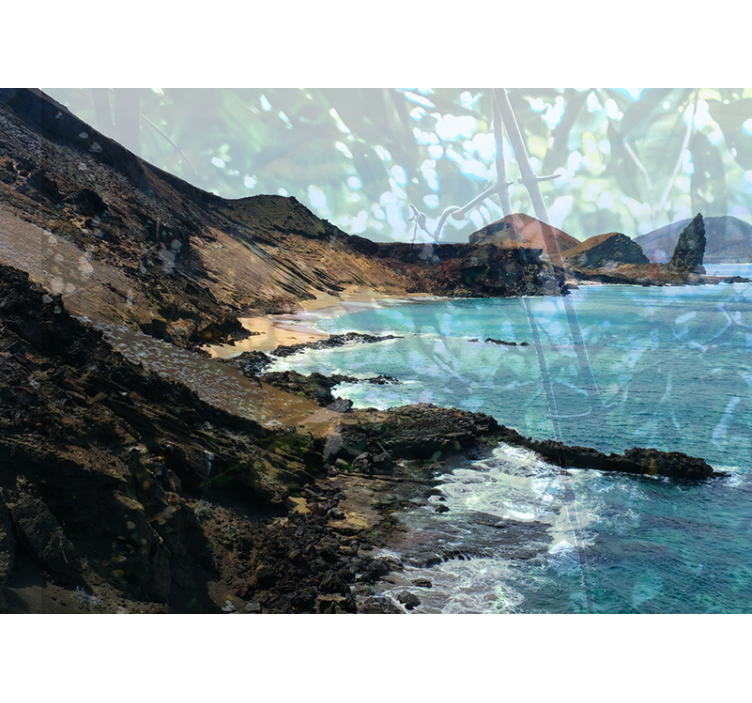 Fotomural mar Playa tropical de ecuador - TenVinilo