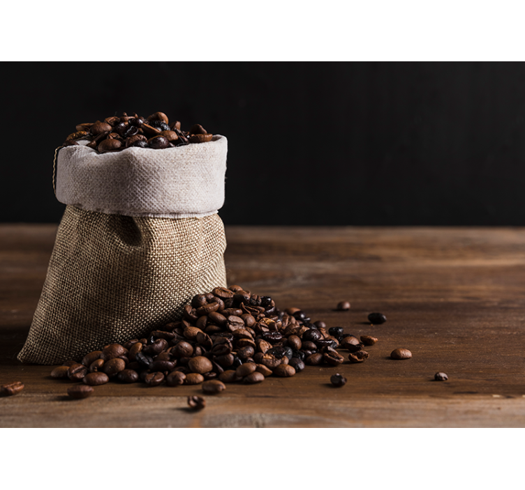 Fotomural moderno Bolsa de café en grano - TenVinilo