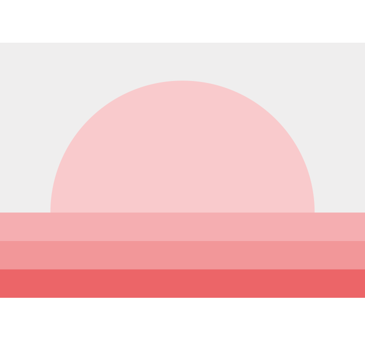 Mural de flores arreglo floral de atardecer - TenVinilo