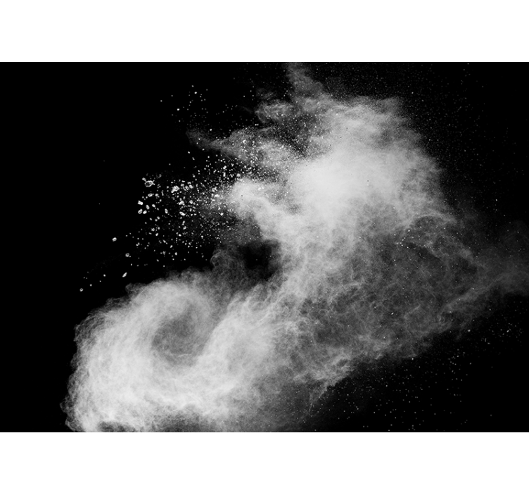 Fotomural 3d efecto nube de humo - TenVinilo