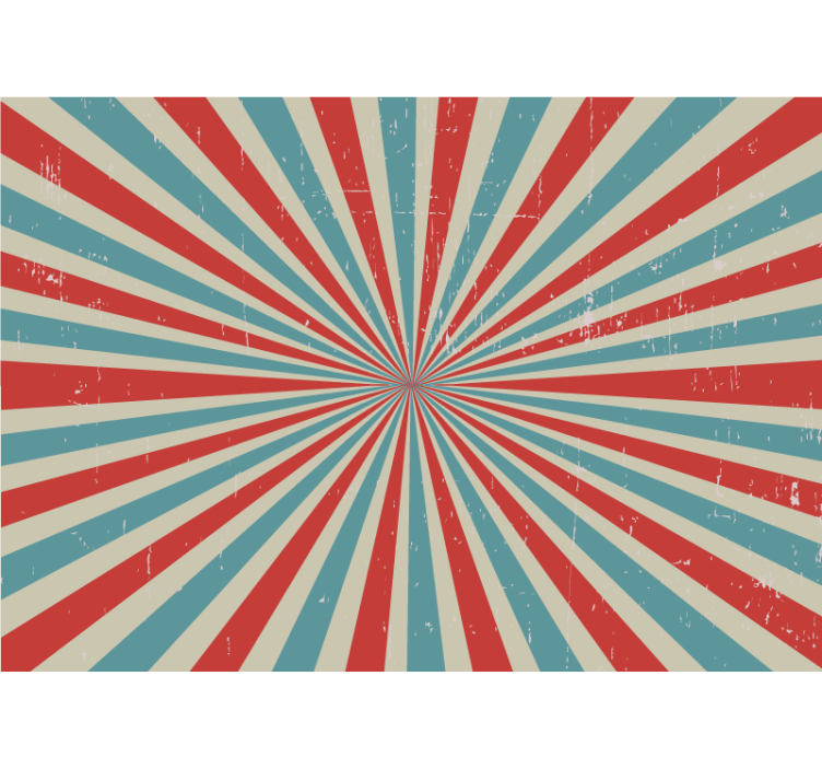 Mural graffiti estallido de color radial - TenVinilo