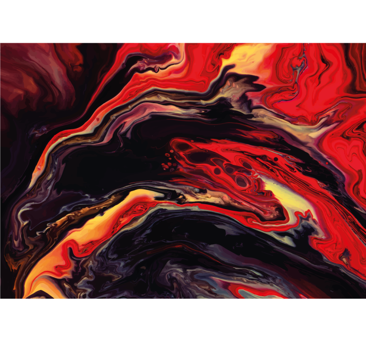 Mural abstracto con patrones dinámicos en espiral - TenVinilo