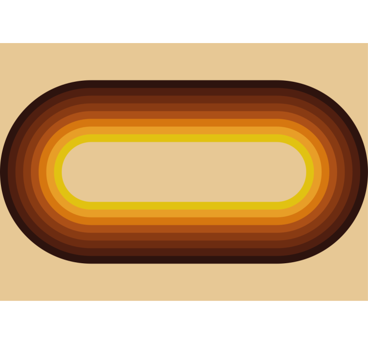 Mural de textura patrón circular retro - TenVinilo