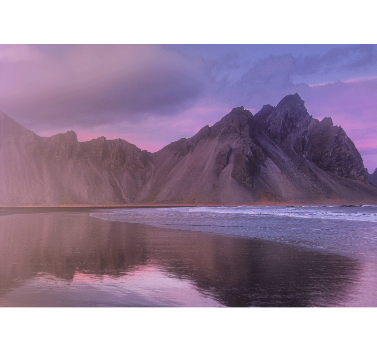 Mural de paisajes vista de montañas majestuosas - TenVinilo