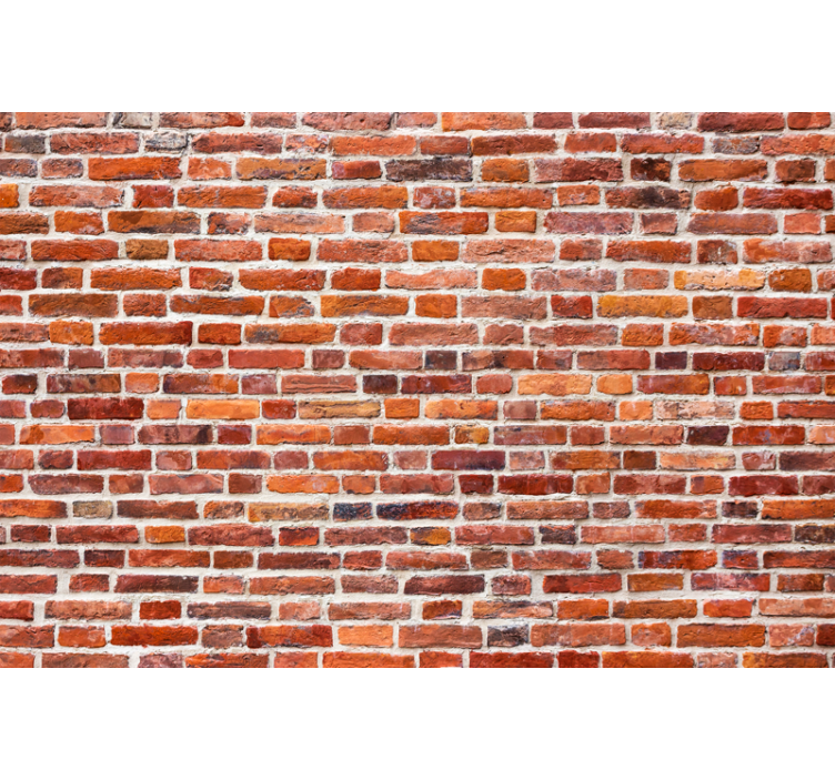 Mural para salón Ladrillos clásicos "estilo industrial" - TenVinilo