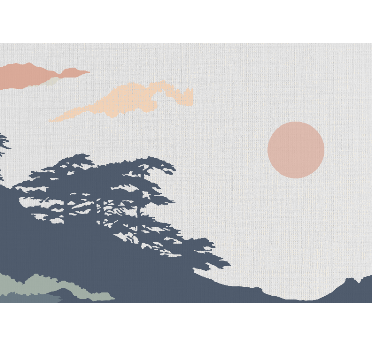 Mural de naturaleza vista de paisaje sereno - TenVinilo