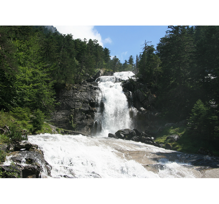 Mural de cascada paisaje en cascada - TenVinilo