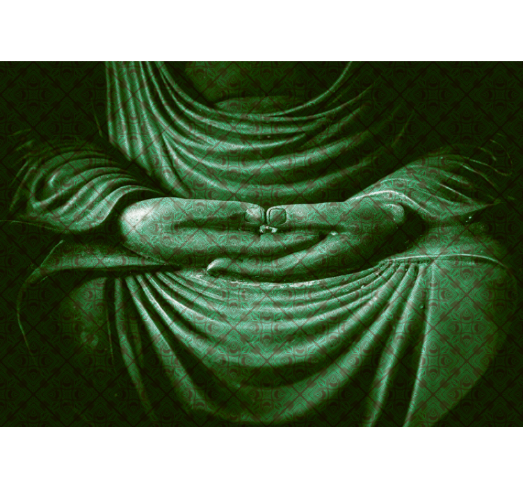 Mural de buda estatua de buda tranquilo - TenVinilo