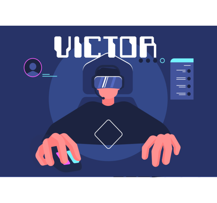 Mural de música juegos de realidad virtual - TenVinilo