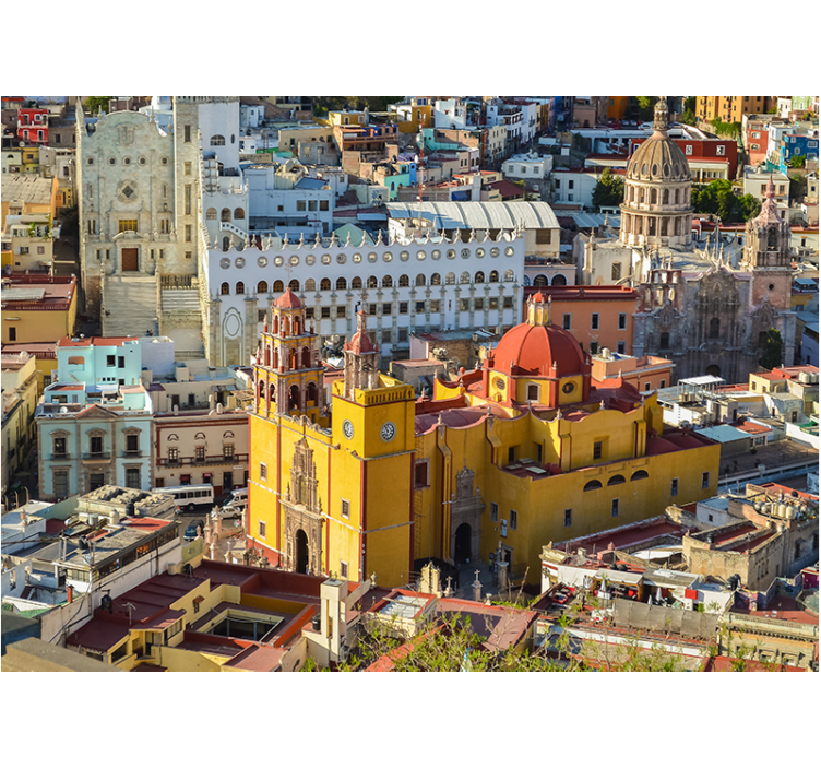 Fotomural retro Paisaje mexicano - TenVinilo