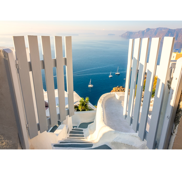 Fotomural mar Entrada a la playa - TenVinilo