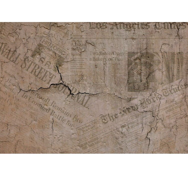 Fotomural retro Muchos periódicos - TenVinilo