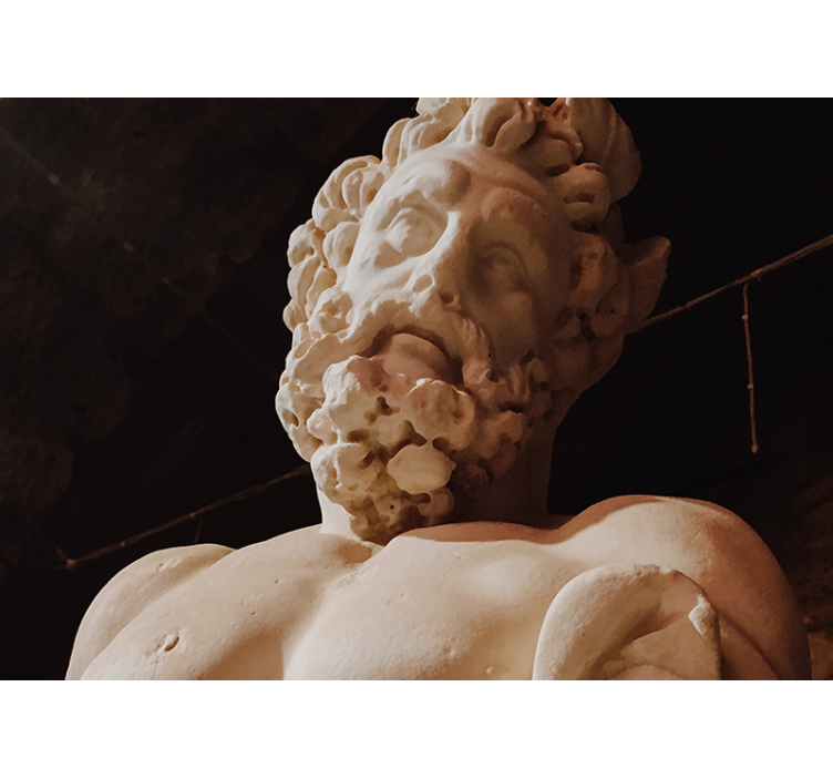 Mural arte clásico detalle de escultura clásica - TenVinilo