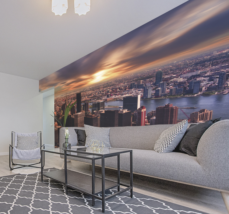Fotomural 3D vistas a nueva york - TenVinilo