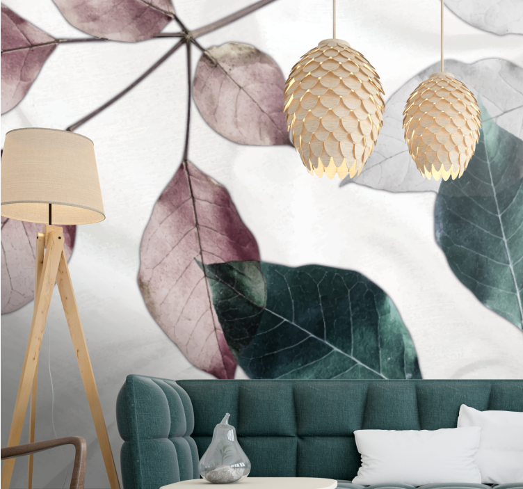 Fotomural naturaleza Hojas tropicales de la selva - TenVinilo