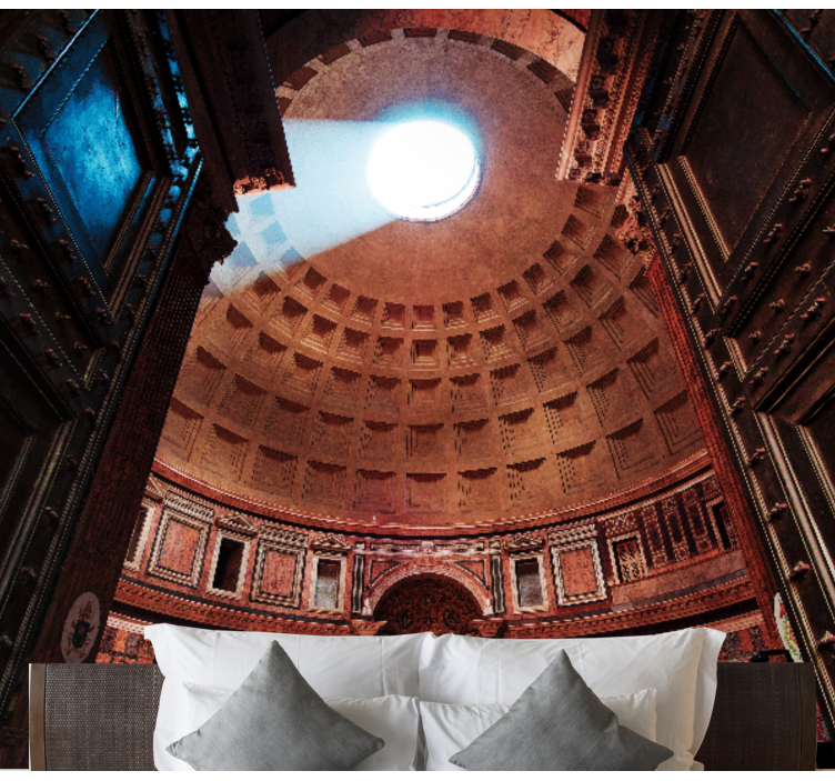 Fotomural habitación matrimonio El panteon - TenVinilo