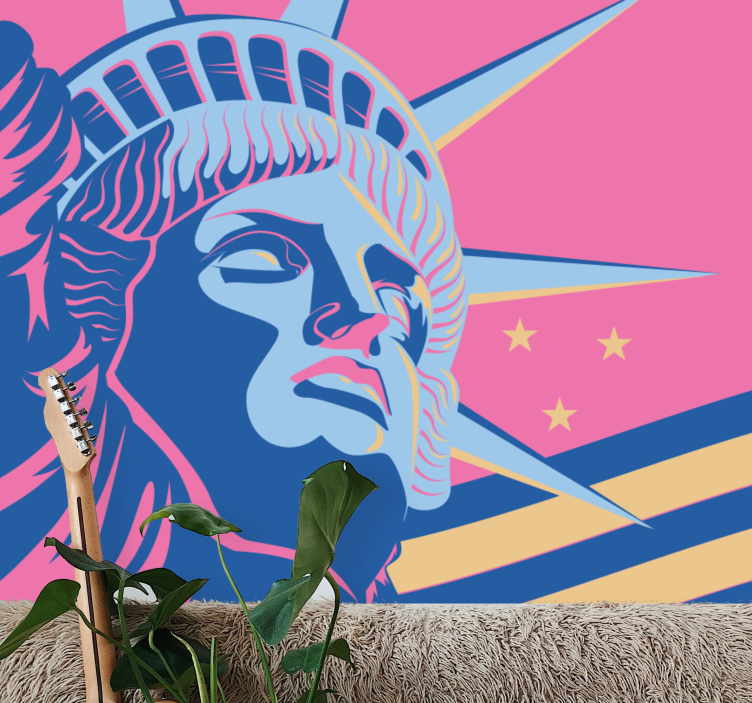 Mural ciudad monumento a la libertad - TenVinilo