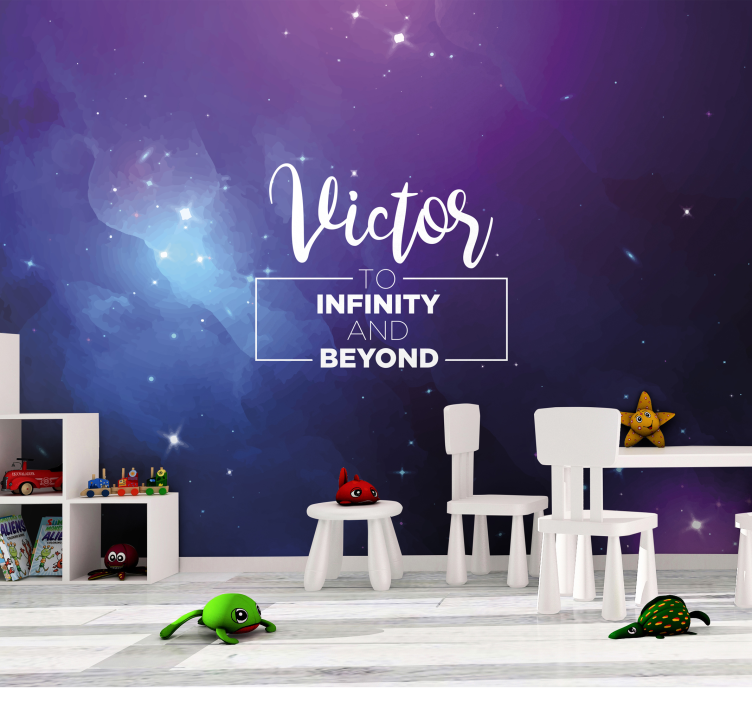 Mural de fantasía aventura galáctica - TenVinilo