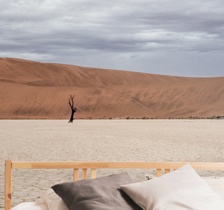 Mural de montañas paisaje del desierto - TenVinilo