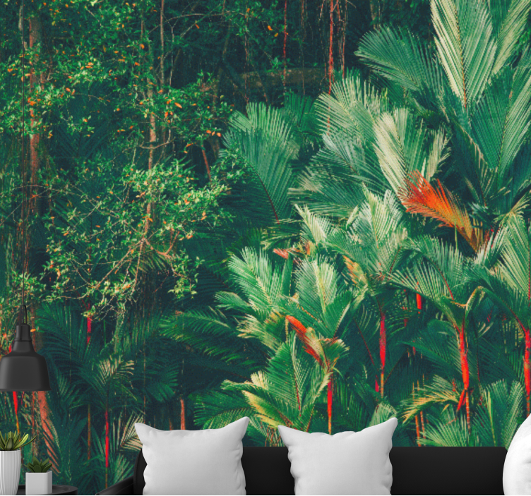Mural de selva colección palma tropical - TenVinilo