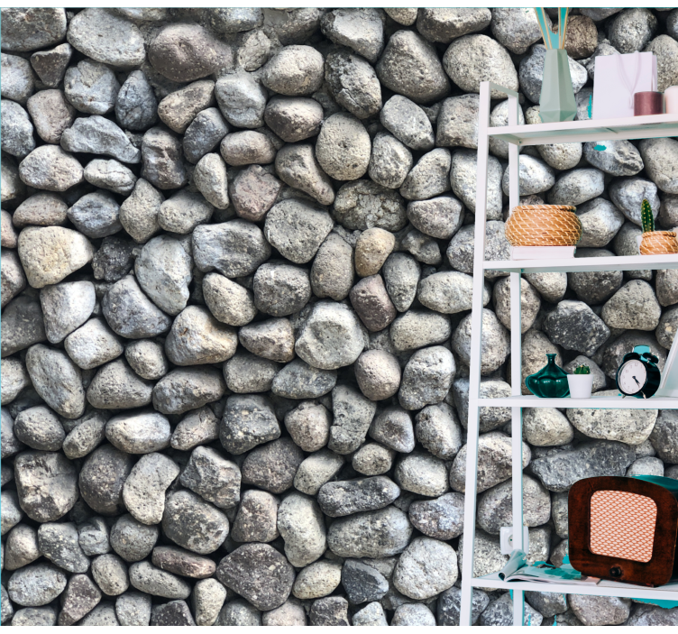 Mural efecto piedra superficie de piedra texturizada - TenVinilo