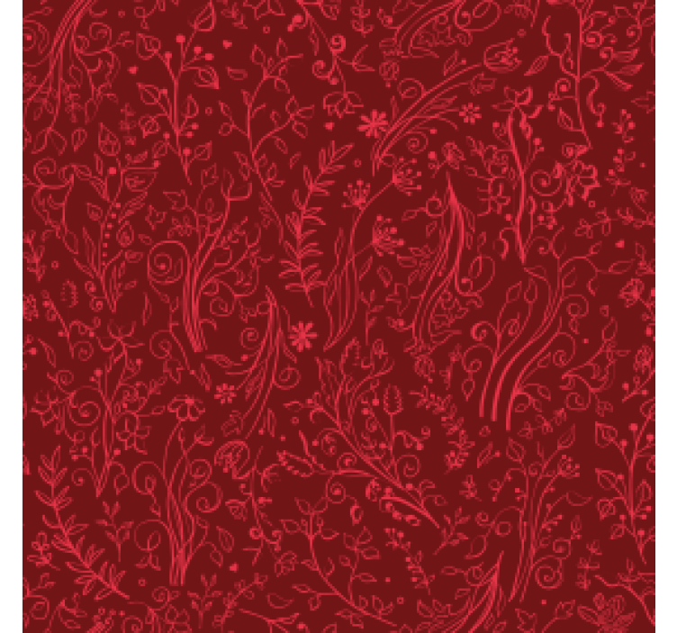 Portavasos fondo con estampado floral - TenVinilo