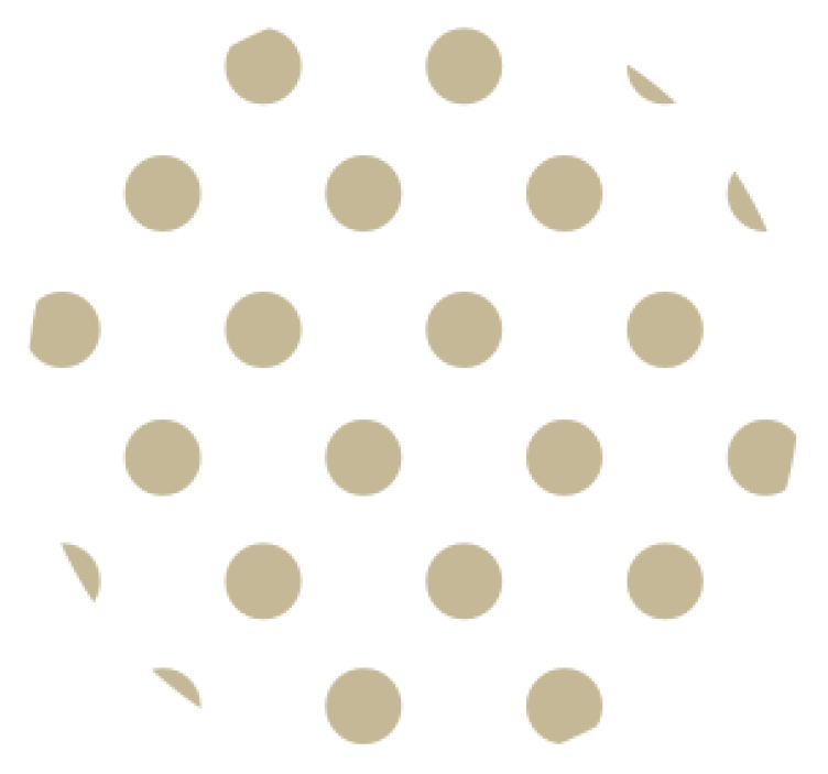 Portavasos con diseño de lunares - TenVinilo