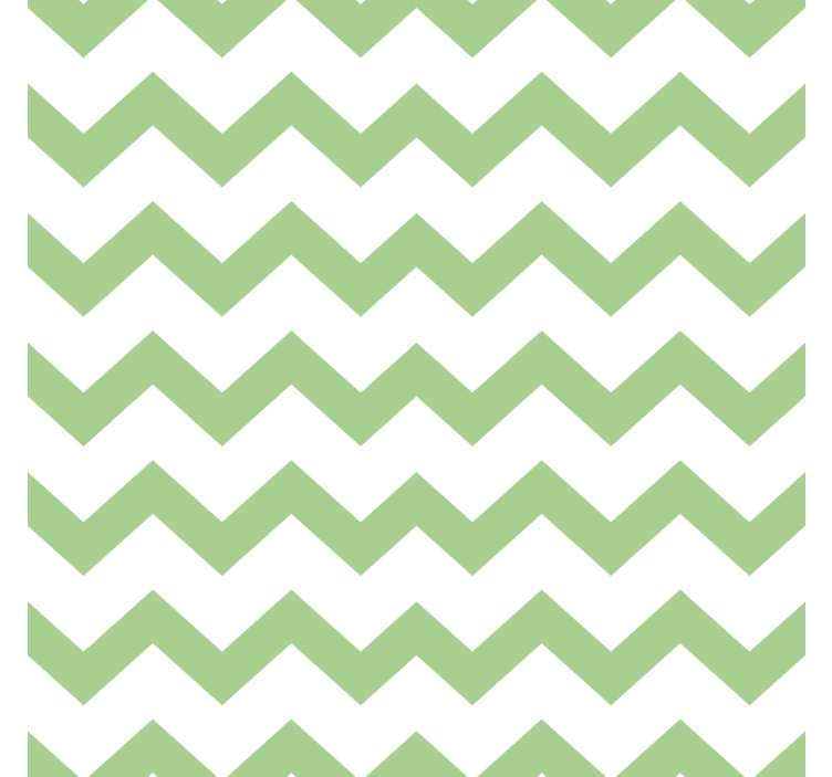 Posavasos moderno Zig zag verde lima - TenVinilo