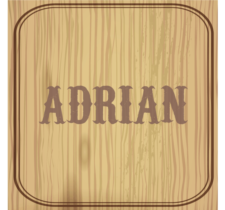 Posavasos con foto Nombre personalizado - TenVinilo