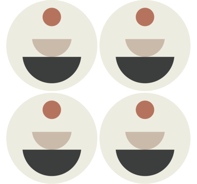 Portavasos frikis formas circulares capas - TenVinilo