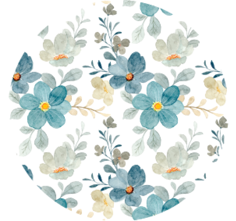 Portavasos moderno acabado texturizado botánico - TenVinilo