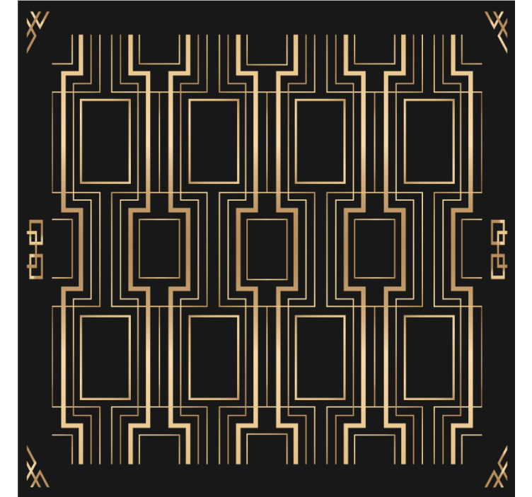 Portavasos inspiración de patrones geométricos - TenVinilo