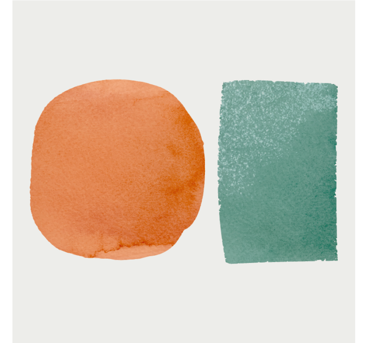 Portavasos combinación de formas abstractas - TenVinilo