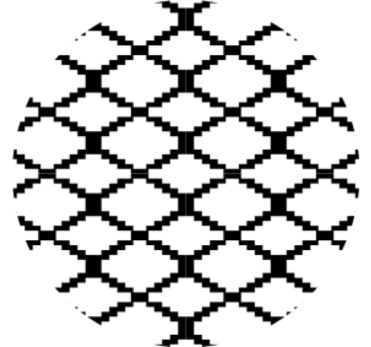 Portavasos con diseño de patrones geométricos - TenVinilo