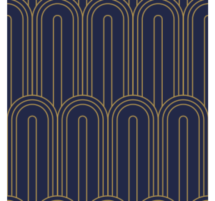 Portavasos patrón de líneas curvas - TenVinilo