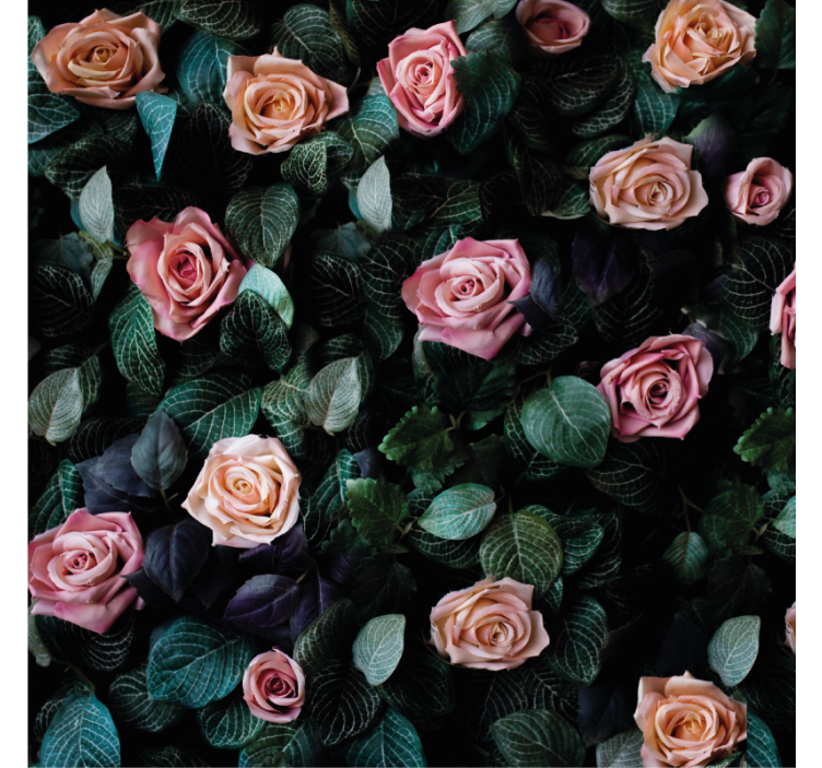 Portavasos frikis patrón floral romántico - TenVinilo