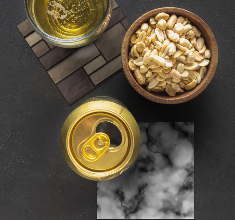 Posavasos texturas realistas originales - TenVinilo