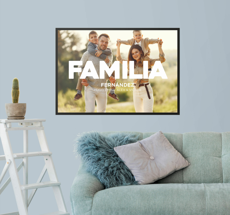 Poster foto de familia - TenVinilo
